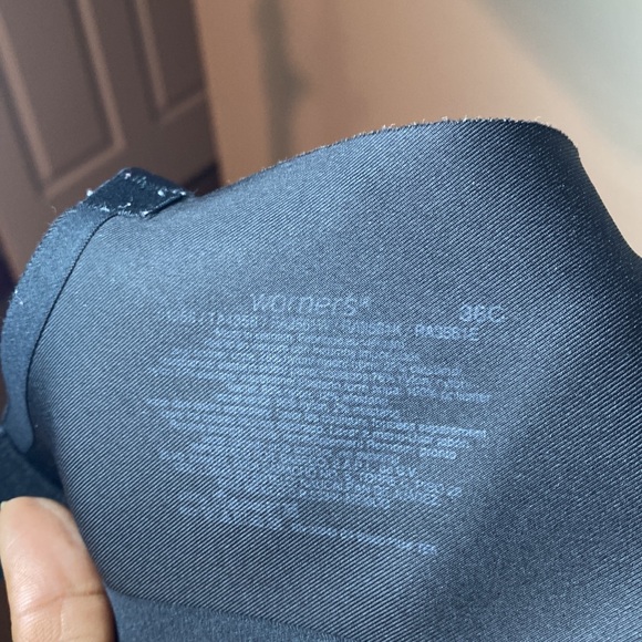 WARNER’S Underarm Smoothing Bra Black Size 38C - Picture 7 of 9
